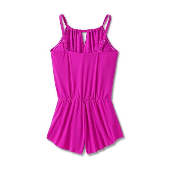 Aqua Green -  Women's Romper Swim Dress Swimwear Pink Pink - Picture 8 of 8